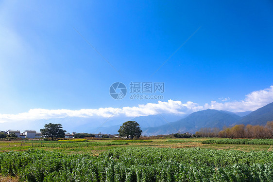 大理苍山脚下图片