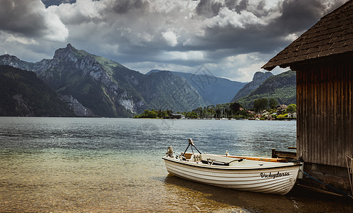 奥地利湖光山色图片