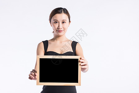职业女性展示黑板图片