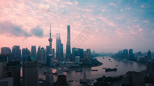 上海日出图片