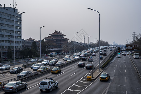雍和宫交通桥图片
