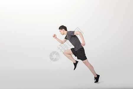运动健身赛跑冲刺背景图片