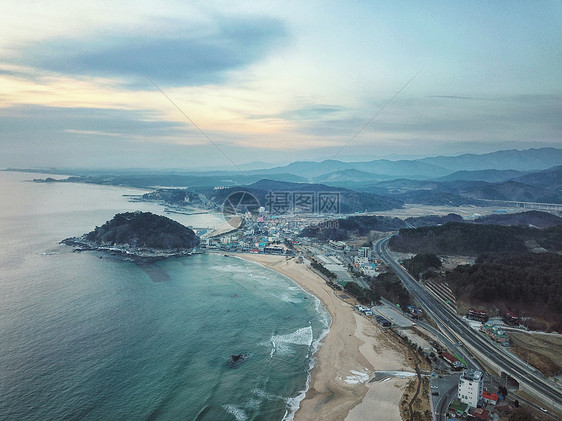 韩国地标襄阳海滨图片