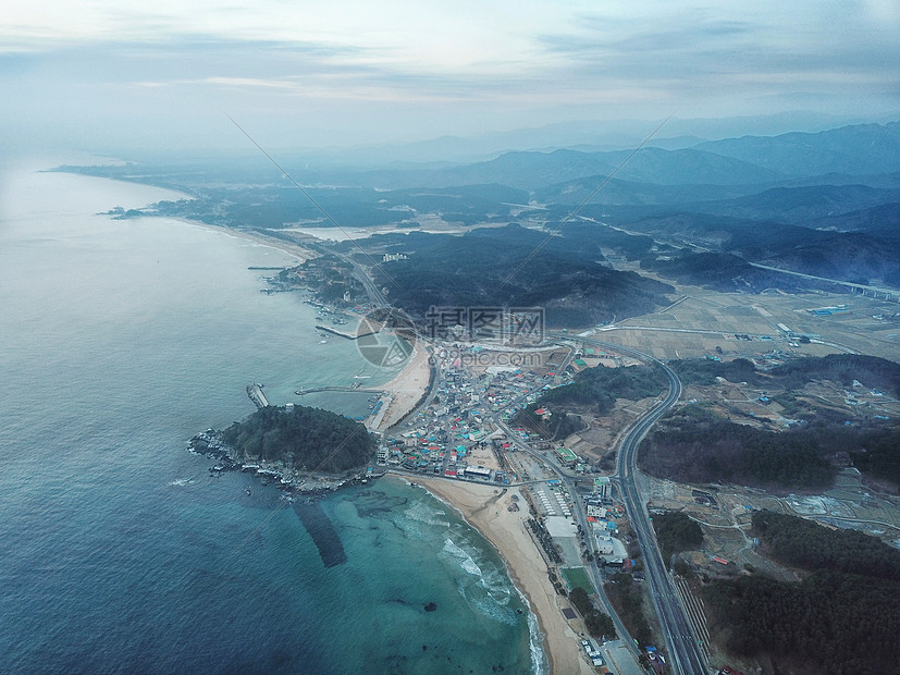 韩国地标襄阳海滨图片