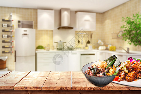 黄豆红烧肉美食背景设计图片