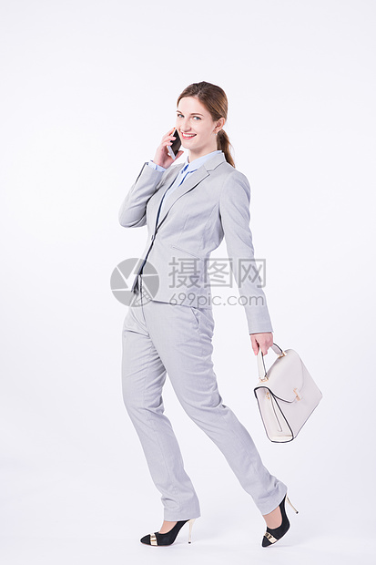 去上班的外国商务女性图片
