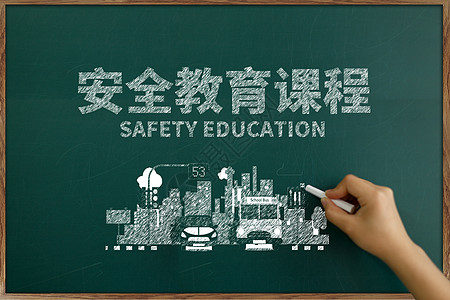 课程宣传海报安全教育设计图片