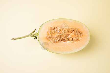 哈密瓜水果静物图片