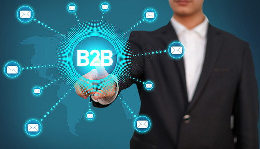 B2B行业商务b2b设计图片