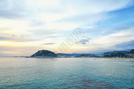 韩国仁川海滨风光高清图片