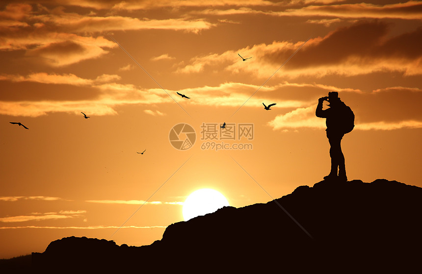 登高远望