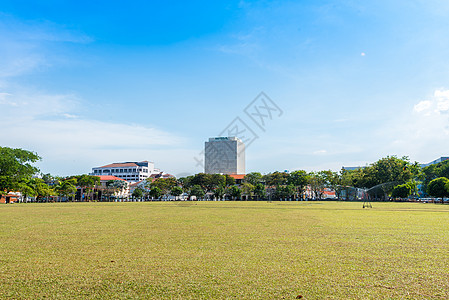 马来西亚槟城街景背景图片