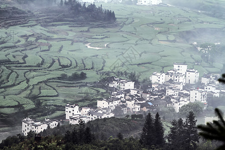 田园山水背景图片