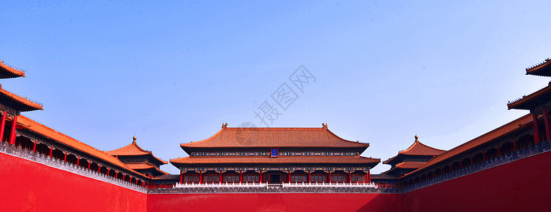 故宫城楼古建筑中国高清图片素材