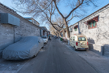 北京方家胡同北京胡同儿背景