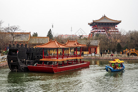 清明上河园风景古都开封清明上河园背景