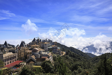 越南百香果越南巴拿山风光背景