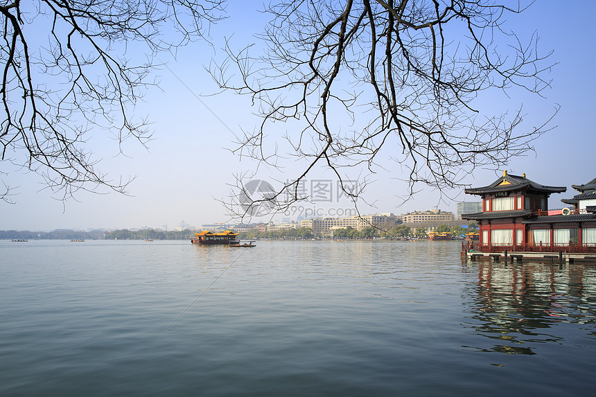 西湖风景图片