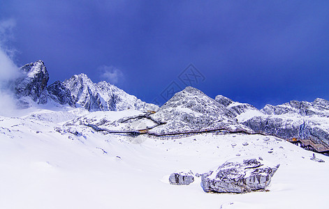 玉龙雪山索道丽江玉龙雪山冰川公园背景