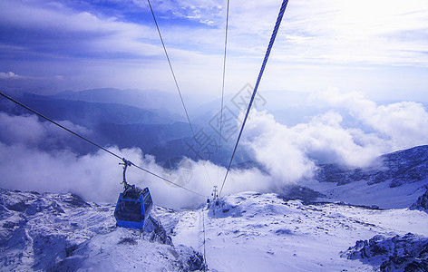 丽江玉龙雪山背景图片