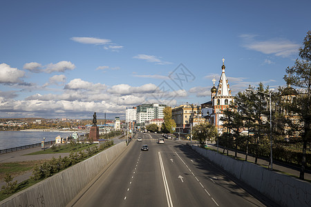 伊尔库斯科城市风光高清图片