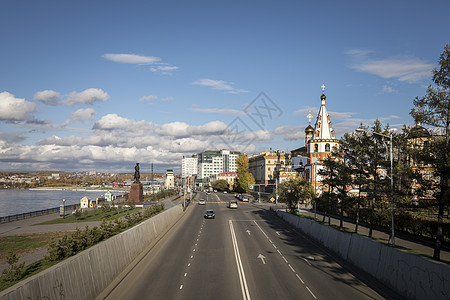 伊尔库斯科城市风光背景