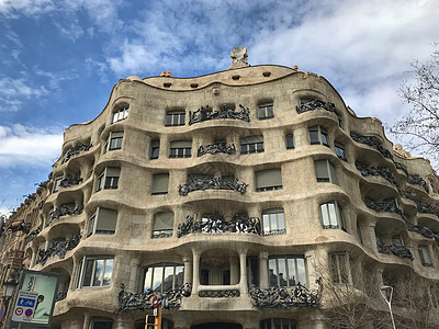 米拉之家西班牙巴塞罗那城市风光图片