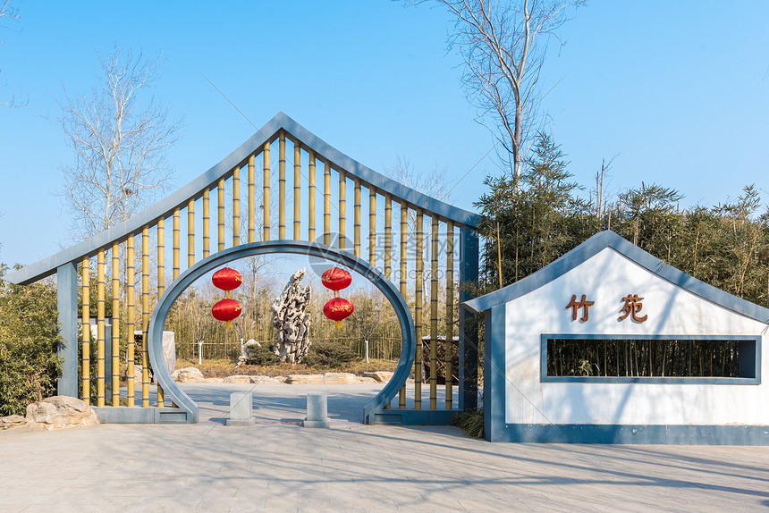 济南植物园风光图片