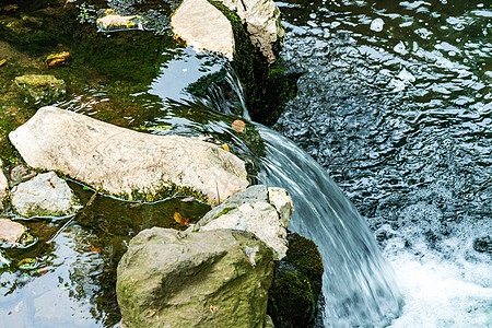 山间溪水山间小溪水背景