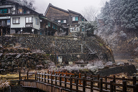 猴子温泉地狱谷温泉背景