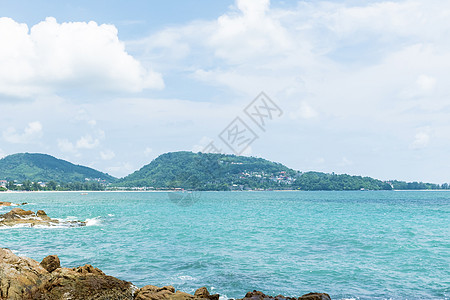 东涌大海礁石图片