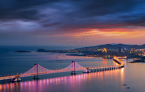 浩瀚星海城市建筑风景背景