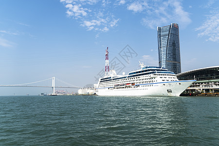 鼓浪屿码头厦门港海边渡口背景