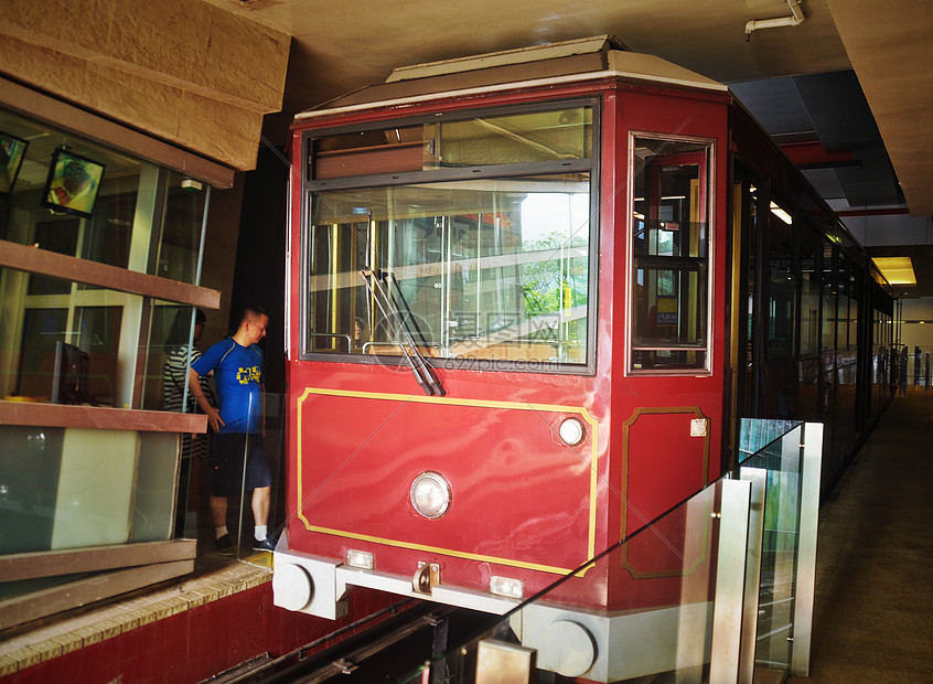 香港太平山缆车图片