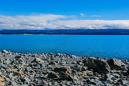 田园风景新西兰蒂卡波湖背景