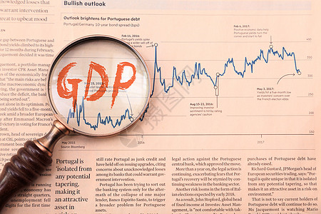 2018年放大镜下的GDP设计图片