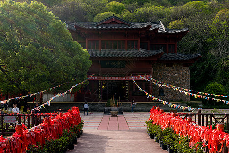 武汉云雾山竹林寺风景图片