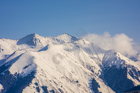 新疆天山雪峰高清图片