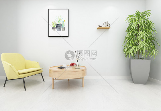 现代简洁风家居陈列室内设计效果图图片