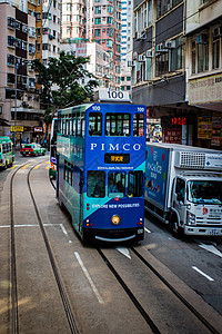 香港有轨电车高清图片