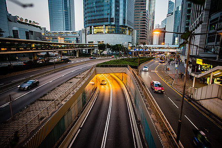 繁华古镇香港立交背景