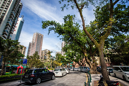 澳门街道风景图片