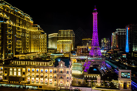 澳门夜景澳门酒店高清图片