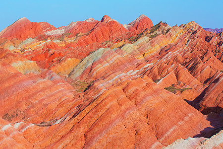 张掖丹霞地质公园甘肃张掖丹霞地貌背景