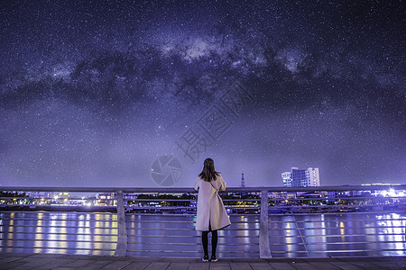 夜空中的星星夜晚星空背景