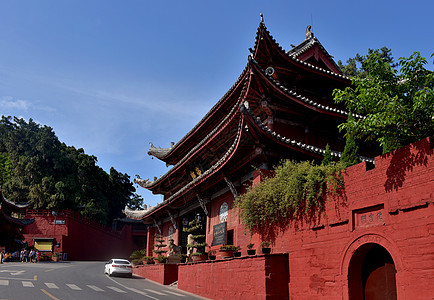 四川梓潼县七曲山大庙景区图片