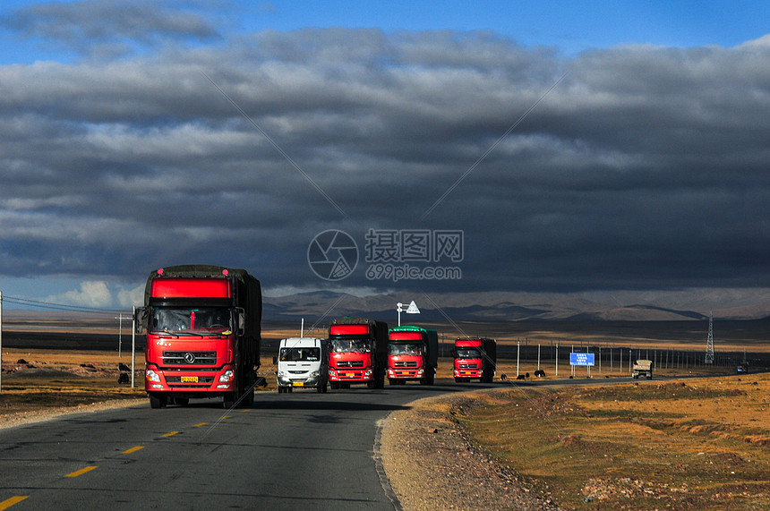 青藏公路风光图片