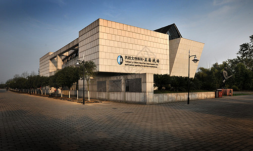 四川大邑安仁古镇建川博物馆内的抗战纪念馆背景图片