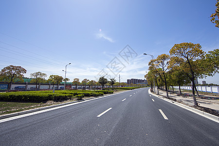 卡通城市道路城市道路背景