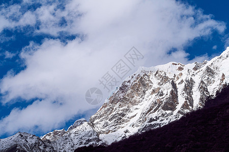 西藏雪山图片